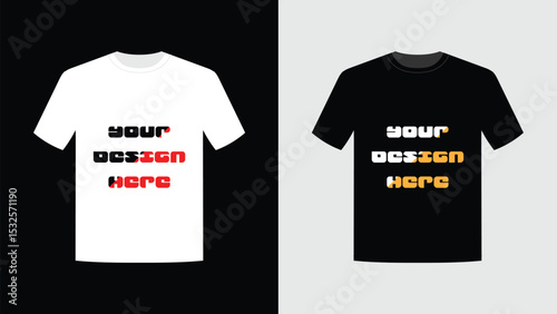 Vector text t-shirt design fully editable high quality