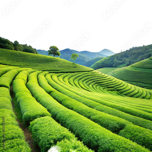 green tea plantation