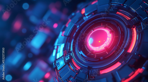 Bright glowing nanobot shield blocking viral intrusion into healthy tissue 