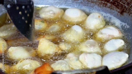 Martabak Madura (vermicelli martabak, martabak bihun). It is a type of savory martabak that is usually made with a variety of sweet-tasting toppings