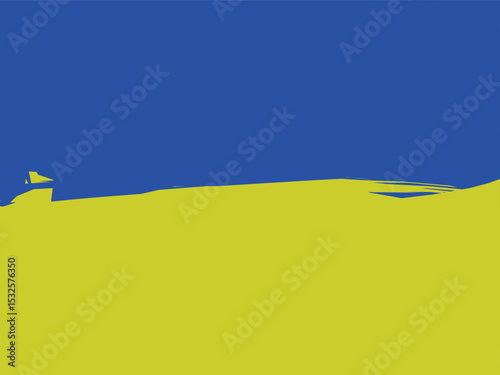 Blue and yellow color background ukraina flag.eps