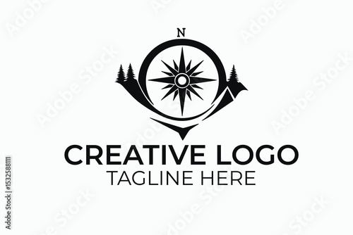 compass logo vector