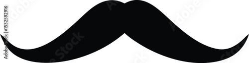Mustache icon vector
