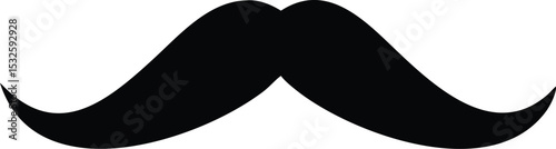 Mustache icon vector