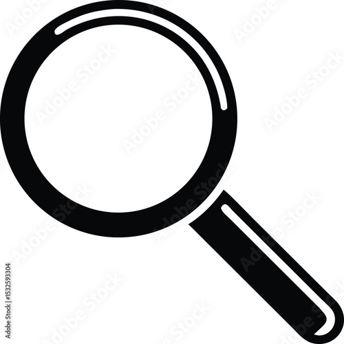 Magnifying glass icon vector illustration