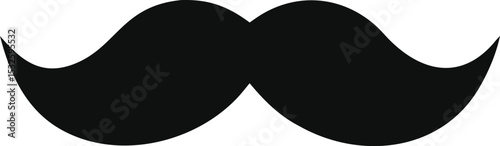 Mustache icon vector