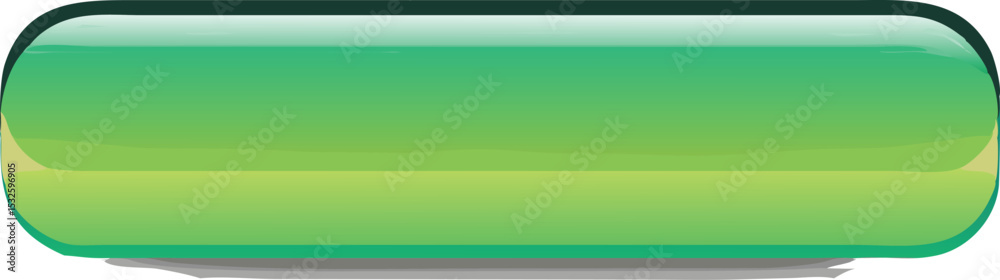 Fototapeta premium Green web button. Blank button. Vector illustration