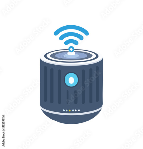 A Smart Speaker simple illustration