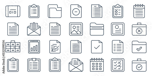 Monochrome Editable Stroke Vector Icon Set of Dental and Oral Care

