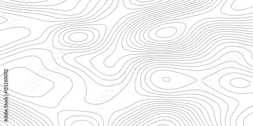 White wave paper curved reliefs abstract background, Vector geographic contour map. Topographic map patterns, topography line map. Vintage outdoors style 
