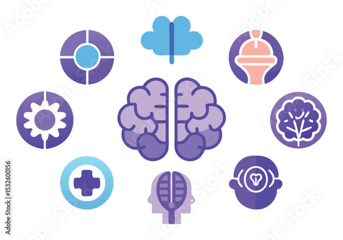Human Brain Cognitive Functions, Mental Health, and Neurological Processes