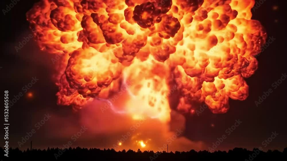fireball explosion
