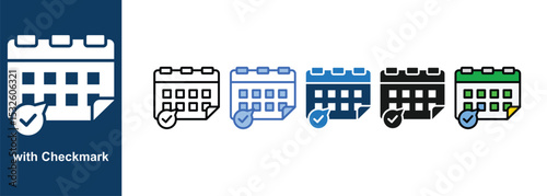  Calendar with Checkmark