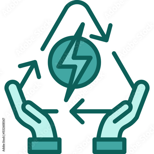 Energy Conservation solid icon