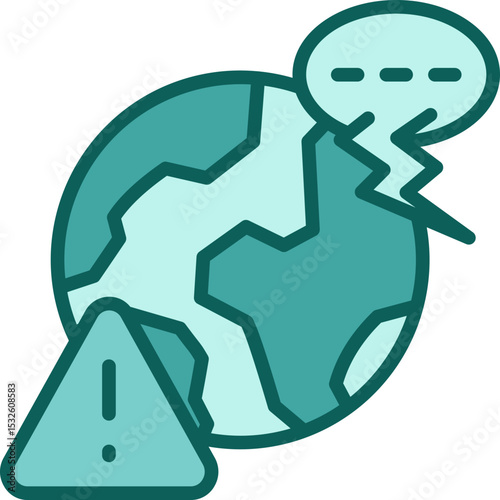 Energy Crisis Protest solid icon