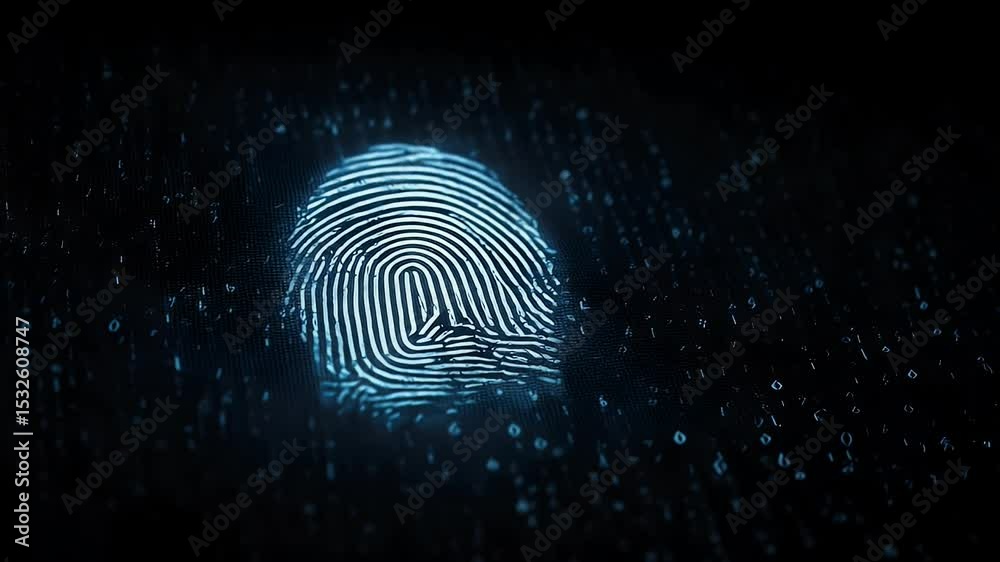 custom made wallpaper toronto digitalDigital fingerprint illuminated against a backdrop of flowing binary code, symbolizing cybersecurity advancements