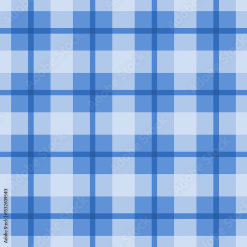 Blue Plaid Seamless Digital Background

