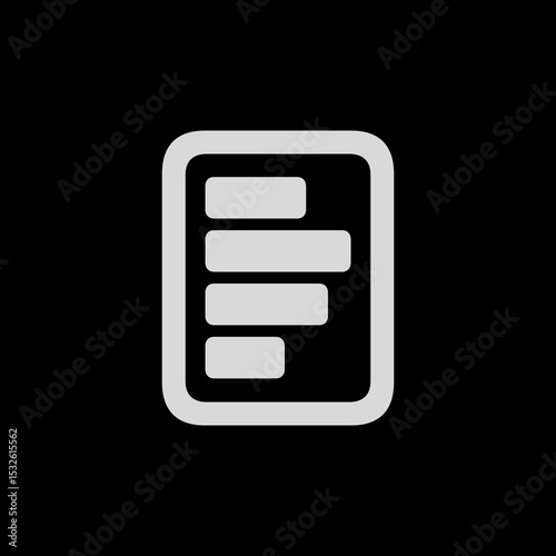 Horizontal Bar Chart Page Icon
