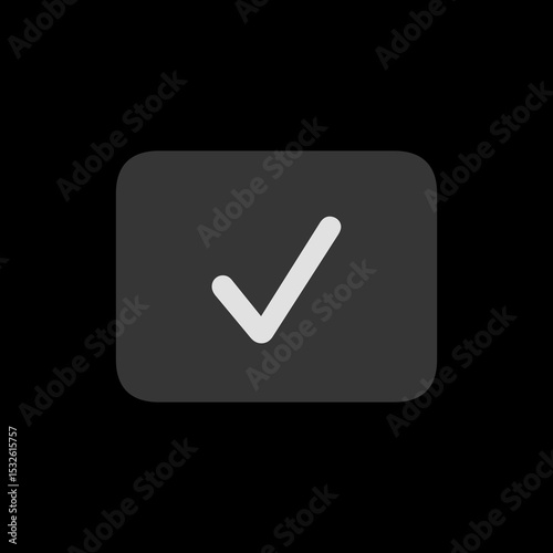 Rectangle Checkmark Fill Icon