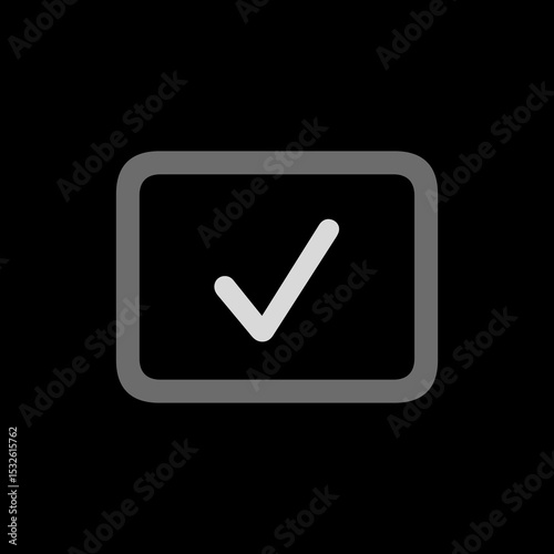 Rectangle Checkmark Icon