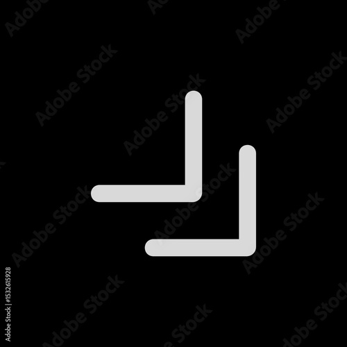 Right Angle Bracket Double
