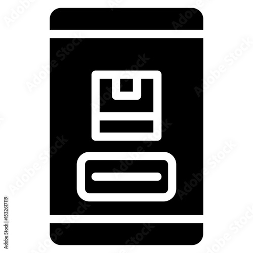 Smartphone glyph icon