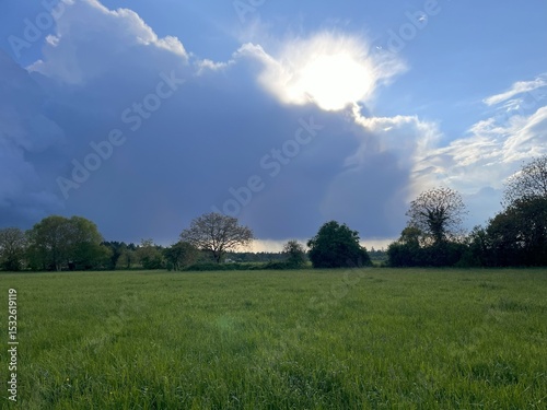 Skyburst in the countryside