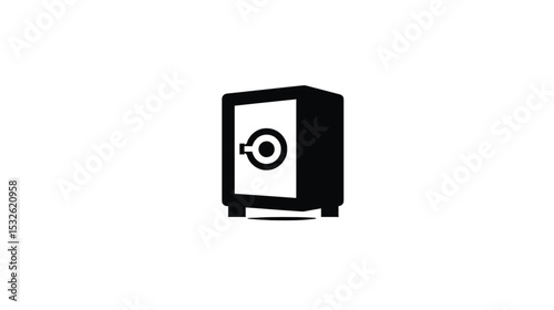 Secure Your Assets: Robust Safe Icon - Vector Graphic