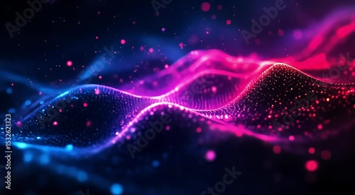  Digital noise texture with vibrant interference