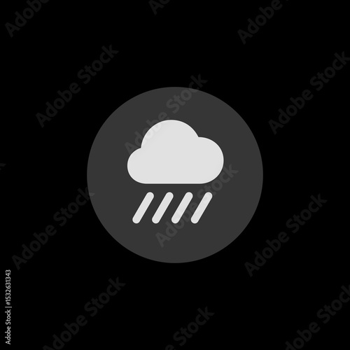 Heavy Rain Circle Filled