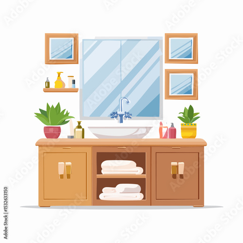 Serene Bathroom Design Tranquil Ambiance with Natural Elements