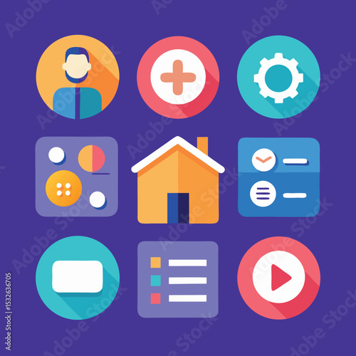 User Interface UI Basic Icon Set