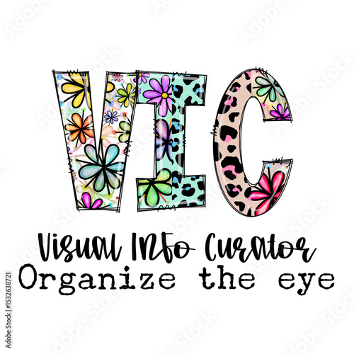 Colorful VIC Visual Info Curator Design Organizes the Eye