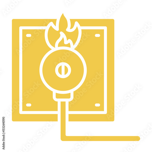 Electricity Fire Icon