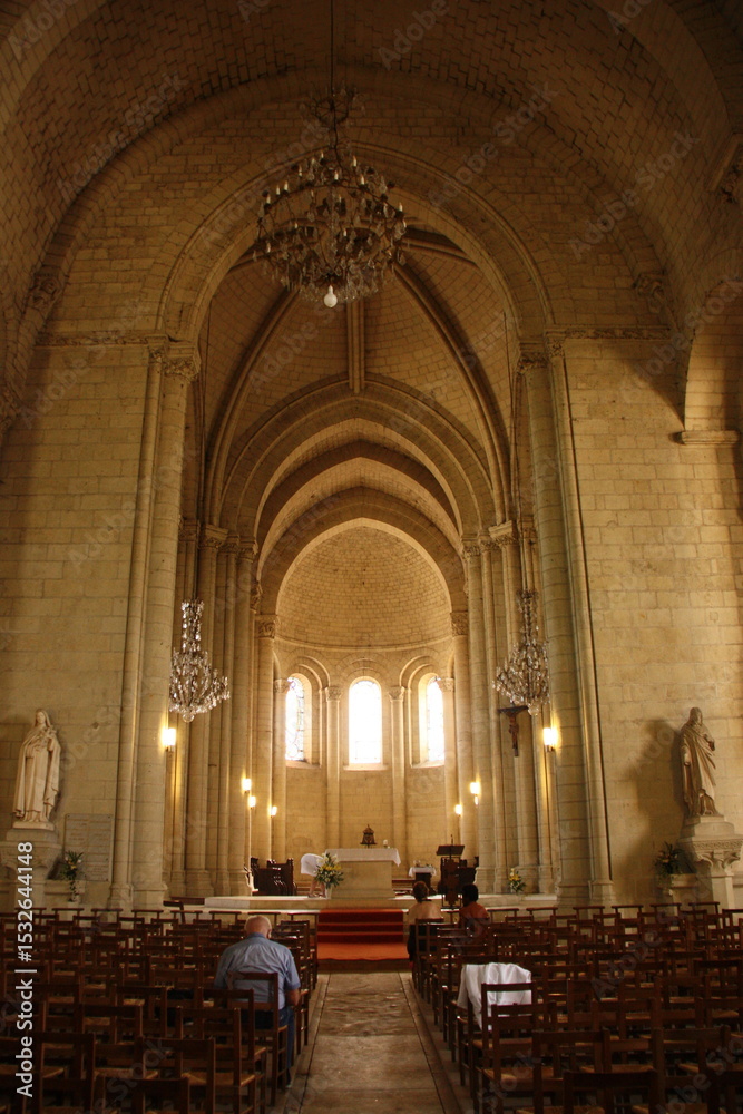 Obraz premium Choeur de l'abbaye de Fontevraud. France