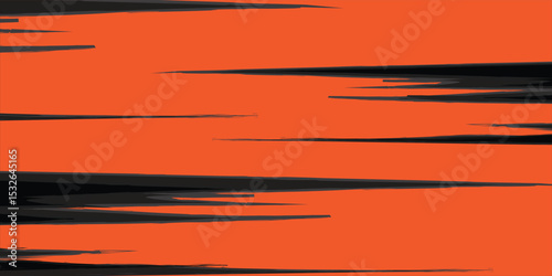 Vector paint brush strokes, ink splatters, grunge lines and artistic design elements. Dirty overlays, watercolor splashes, black silhouettes and torn paper set. Social media business banner art