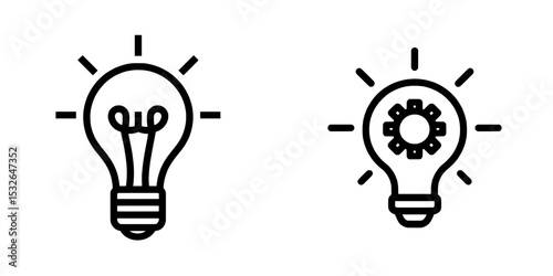 The modern icon is filled with a spotlight and outlined as a sign symbol