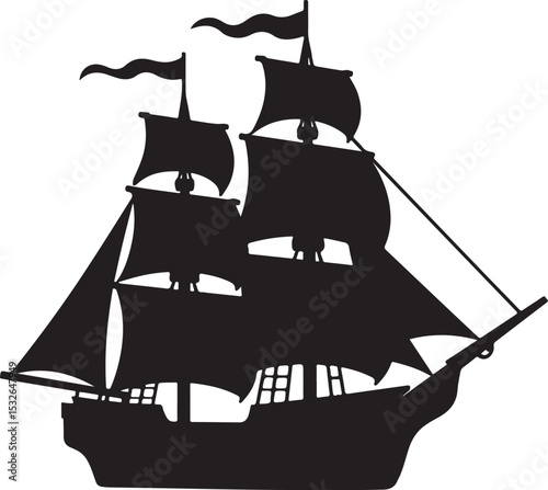 Vintage Sailing Ship Silhouettes – Black & White Nautical Vector Set

Old and Modern Ship Illustrations – Maritime Silhouette Collection

Historic Sailboat and Cargo Ship Silhouettes – Nautical Vector