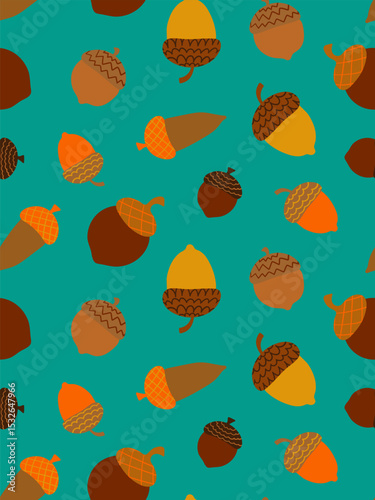 abstract simple autumn acorn seamless pattern creative design fall season nature inspired wallpaper elegant forest theme