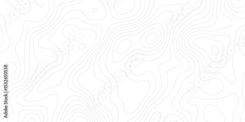 "Abstract topographic contour line pattern on a white background, resembling elevation maps or terrain models. Ideal for minimal design, mapping visuals, tech interfaces, or background textures"