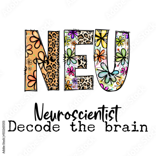 Wallpaper Mural Neu Neuroscientist Decode the Brain Design with Flowers and Leopard Print Torontodigital.ca