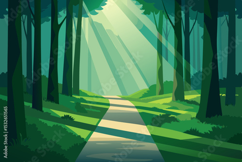 road to the forest
