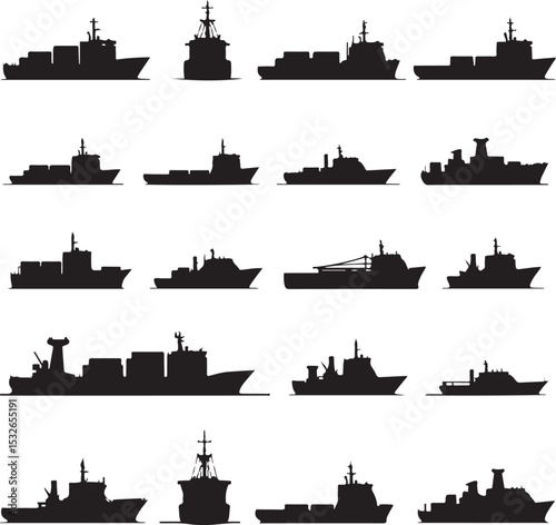 Vintage Sailing Ship Silhouettes – Black & White Nautical Vector Set

Old and Modern Ship Illustrations – Maritime Silhouette Collection

Historic Sailboat and Cargo Ship Silhouettes – Nautical Vector