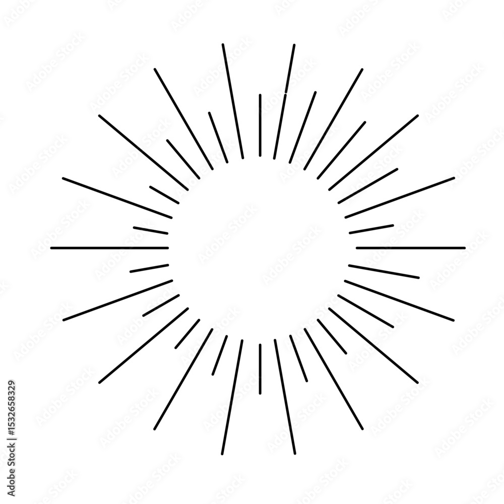 Fototapeta premium 太陽光線あしらい