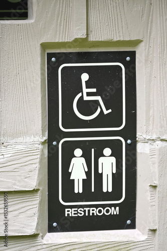 Accessible Restroom Sign