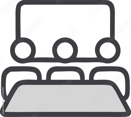 Conference Room Business Meeting Icon