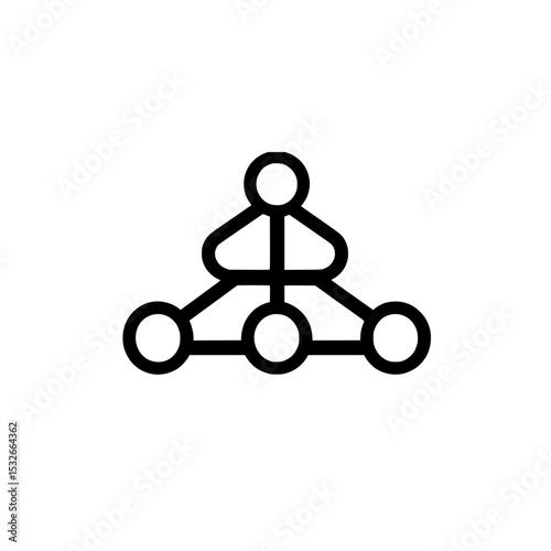 Team collaboration icon vector