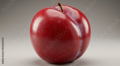 Single ripe plum