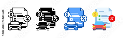 Collateral icon set bundle. Multi style icon collection perfect for websites, apps, and presentations. Simple vector icon collection