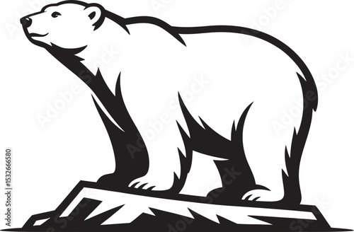 polar bear vector illustration